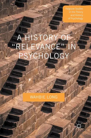 Cover of A History of “Relevance” in Psychology