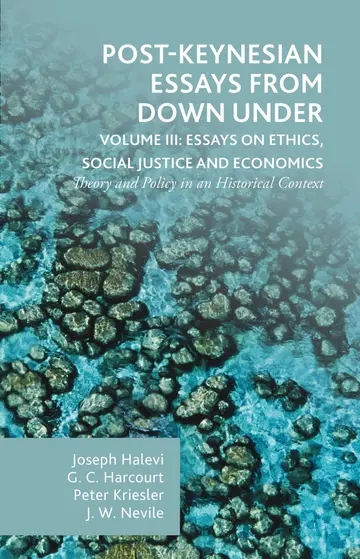 Cover of Post-Keynesian Essays from Down Under Volume III