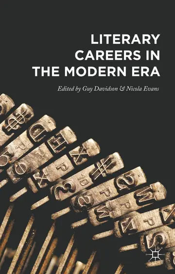 Cover of Literary Careers in the Modern Era
