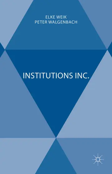 Cover of Institutions Inc
