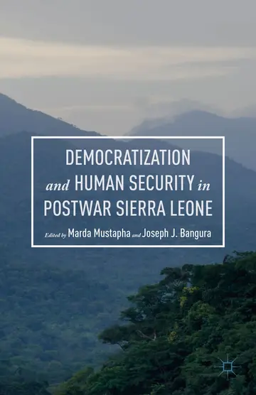 Cover of Democratization and Human Security in Postwar Sierra Leone