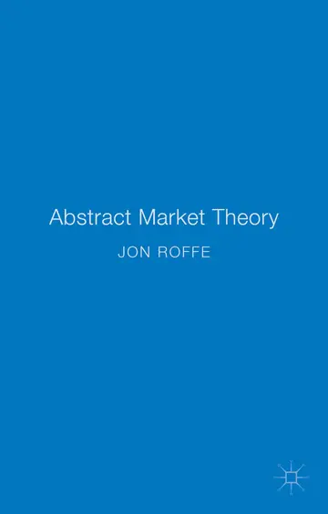 Cover of Abstract Market Theory