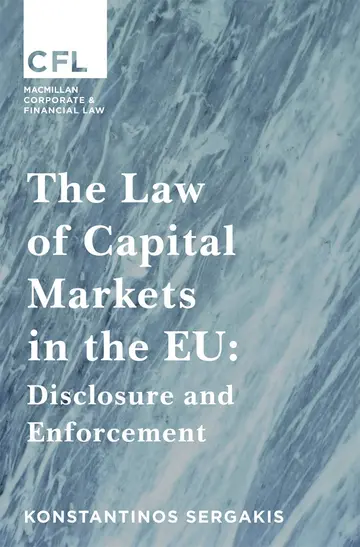 Cover of The Law of Capital Markets in the EU