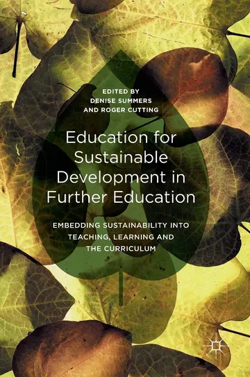 Cover of Education for Sustainable Development in Further Education