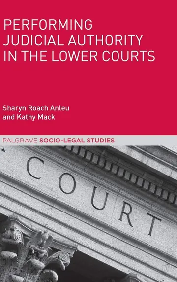 Cover of Performing Judicial Authority in the Lower Courts