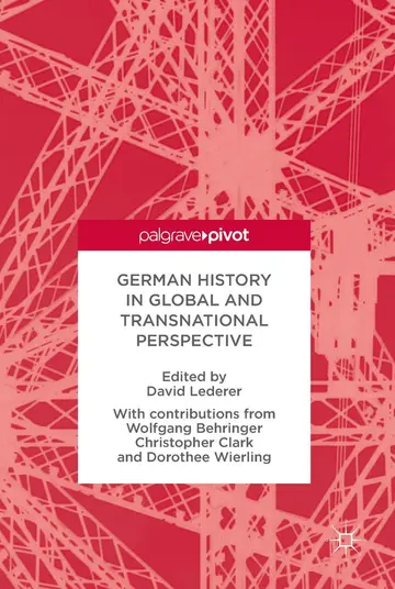 Cover of German History in Global and Transnational Perspective