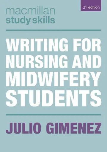 Cover of Writing for Nursing and Midwifery Students