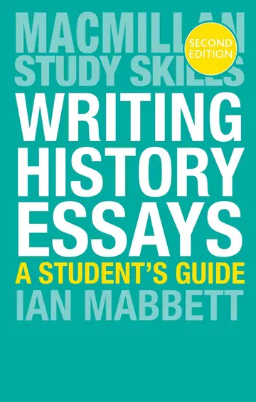 Cover of Writing History Essays