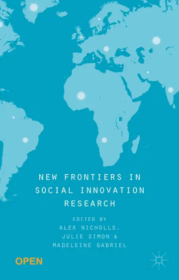 Cover of New Frontiers in Social Innovation Research