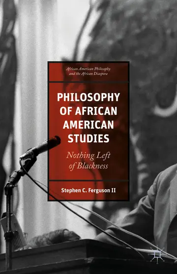 Cover of Philosophy of African American Studies