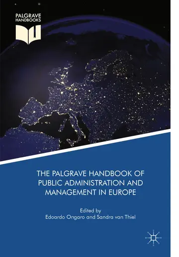 Cover of The Palgrave Handbook of Public Administration and Management in Europe