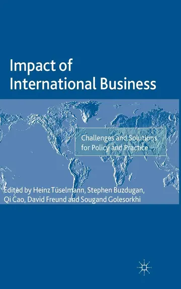 Cover of Impact of International Business