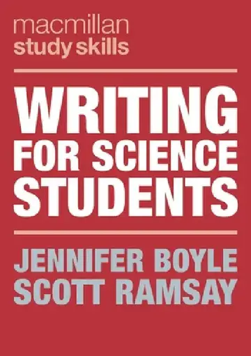 Cover of Writing for Science Students