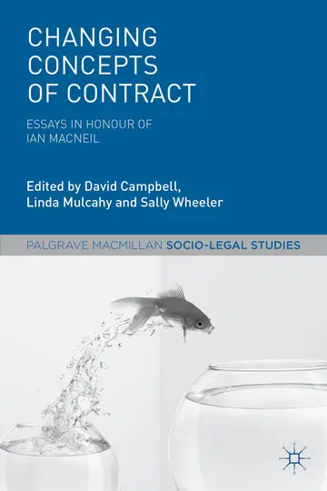 Cover of Changing Concepts of Contract