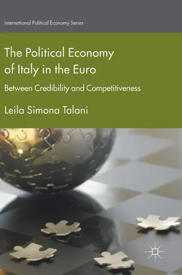 Cover of The Political Economy of Italy in the Euro