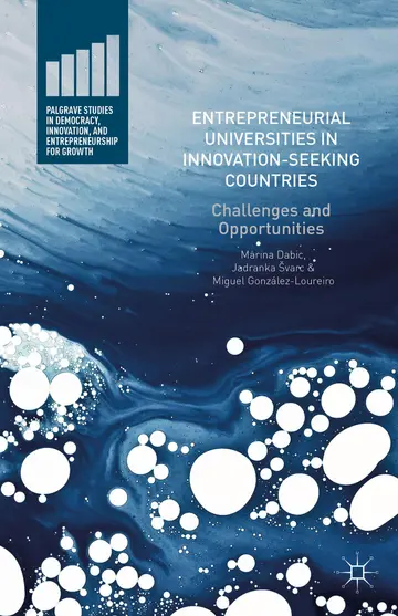 Cover of Entrepreneurial Universities in Innovation-Seeking Countries