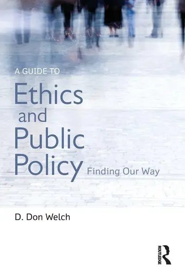 Cover of A Guide to Ethics and Public Policy