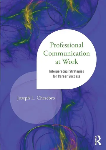 Cover of Professional Communication at Work