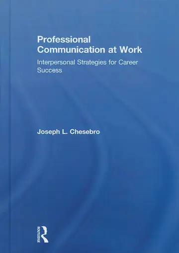 Cover of Professional Communication at Work