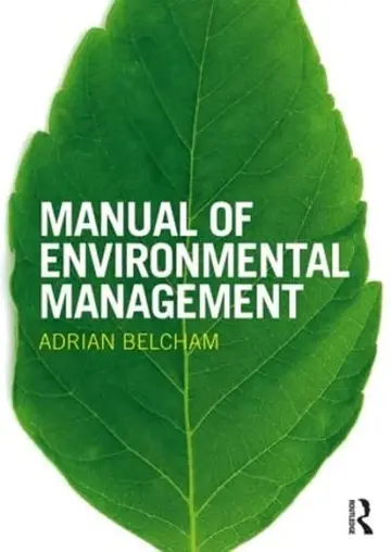 Cover of Manual of Environmental Management