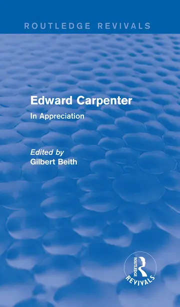 Cover of Edward Carpenter