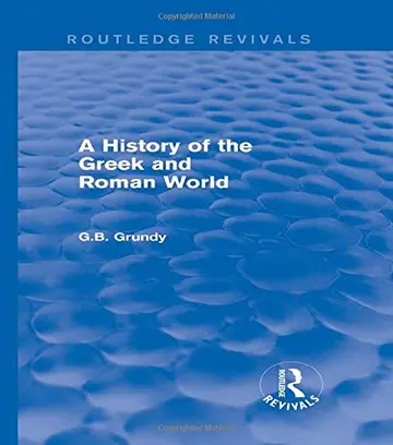 Cover of A History of the Greek and Roman World