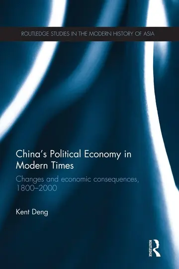 Cover of China's Political Economy in Modern Times