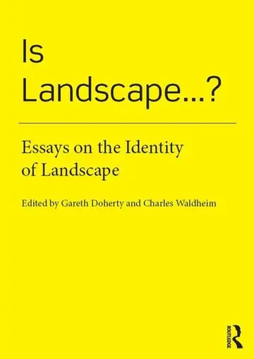 Cover of Is Landscape...?