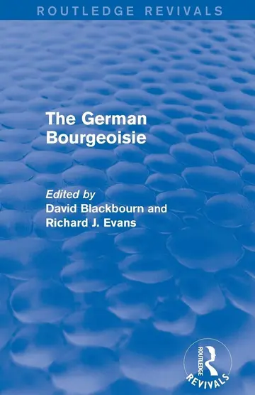 Cover of The German Bourgeoisie