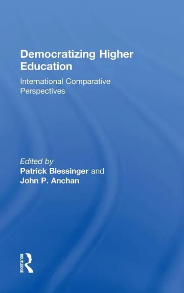 Cover of Democratizing Higher Education