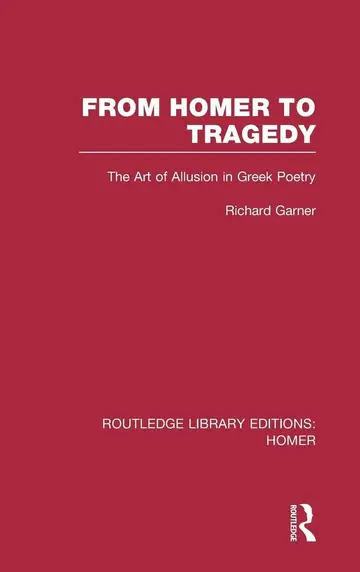 Cover of From Homer to Tragedy
