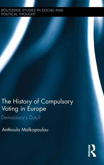 Cover of The History of Compulsory Voting in Europe