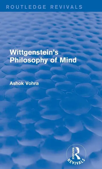 Cover of Wittgenstein's Philosophy of Mind
