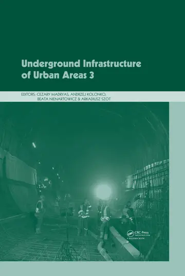 Cover of Underground Infrastructure of Urban Areas 3