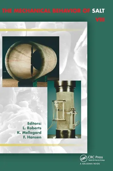 Cover of Mechanical Behavior of Salt VIII