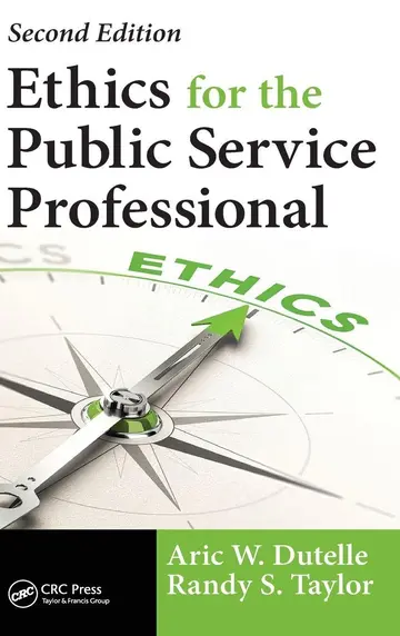 Cover of Ethics for the Public Service Professional