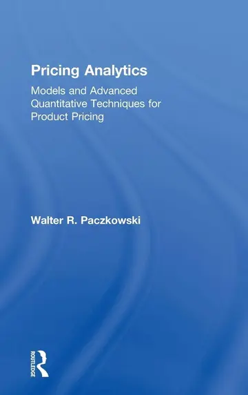 Cover of Pricing Analytics