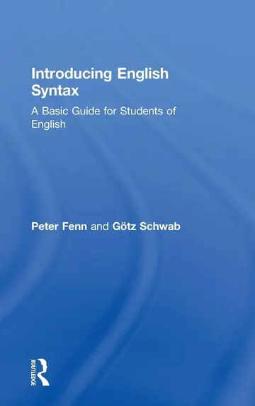 Cover of Introducing English Syntax