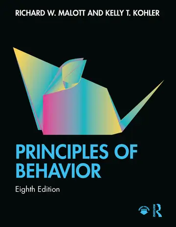 Cover of Principles of Behavior, 8th Edition
