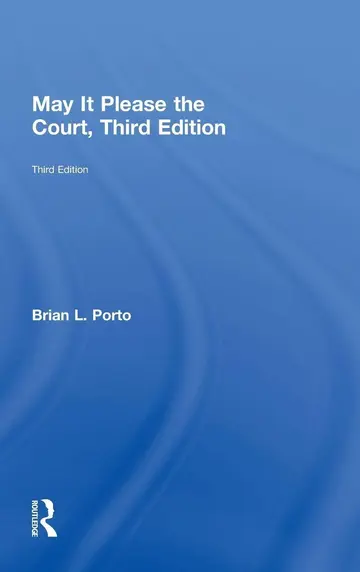 Cover of May It Please the Court