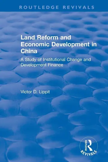 Cover of Land Reform and Economic Development in China 1975
