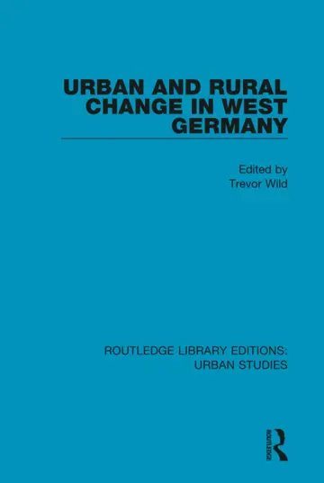 Cover of Urban and Rural Change in West Germany