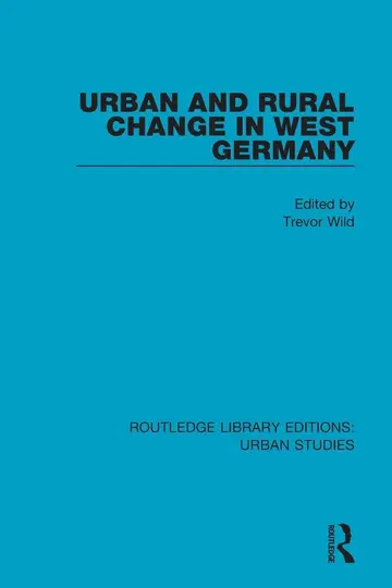 Cover of Urban and Rural Change in West Germany