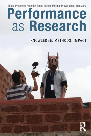 Cover of Performance as Research
