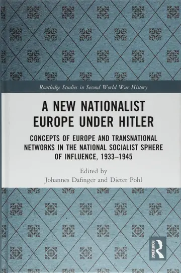 Cover of A New Nationalist Europe Under Hitler