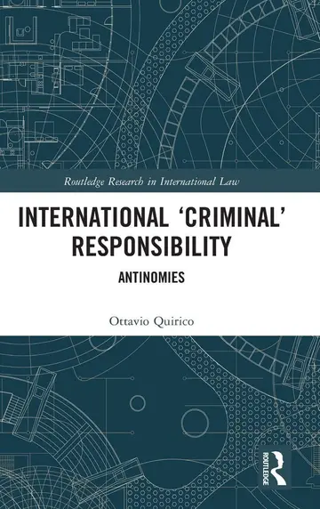 Cover of International ‘Criminal’ Responsibility
