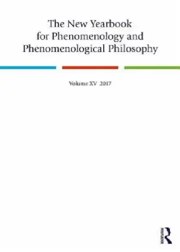 Cover of The New Yearbook for Phenomenology and Phenomenological Philosophy