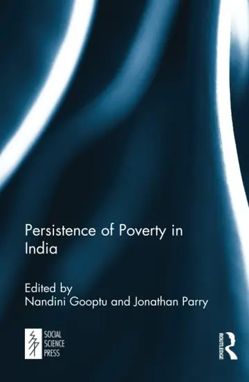 Cover of The Persistence of Poverty in India