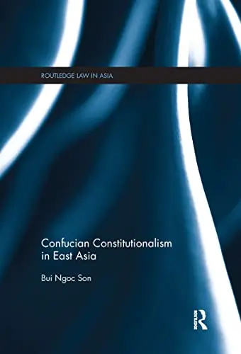 Cover of Confucian Constitutionalism in East Asia