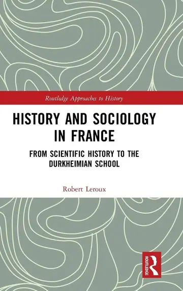 Cover of History and Sociology in France